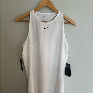 Nike White Performance Tank Top